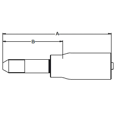 1Y42X – Трубный штуцер высокого давления с левой резьбой UNF (унифицированная тонкая резьба)