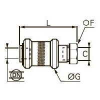 0669 Клапан 3/2 с надвижной гильзой, внутренняя резьба BSPP и метрическая